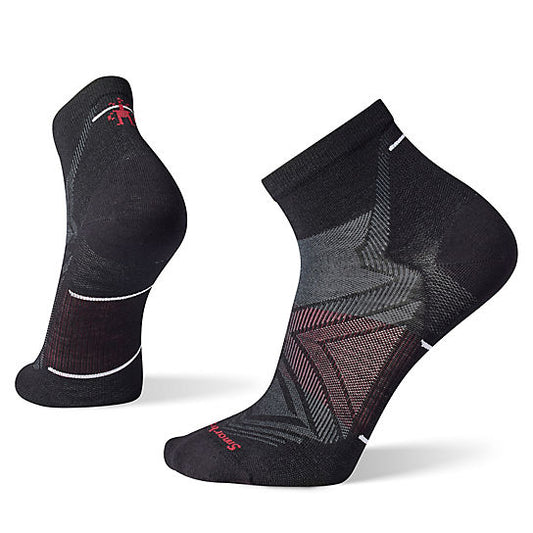 Smartwool Run Zero Cushion Ankle - Black/Red