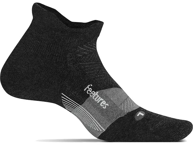 Merino 10 Cushion No Show Tab - Charcoal