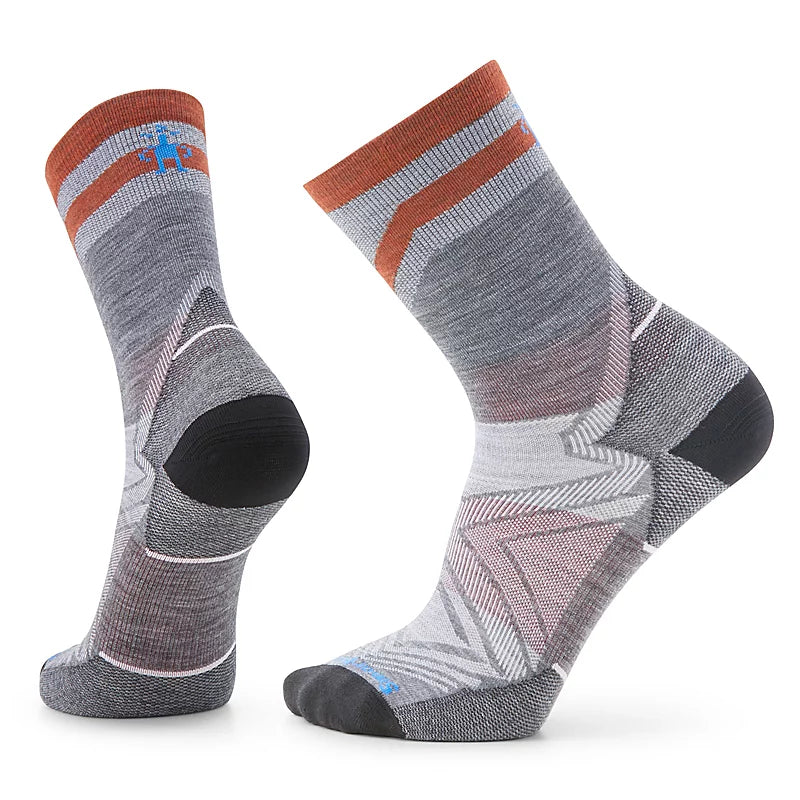 Run Zero Cushion Mid Crew - Medium Gray